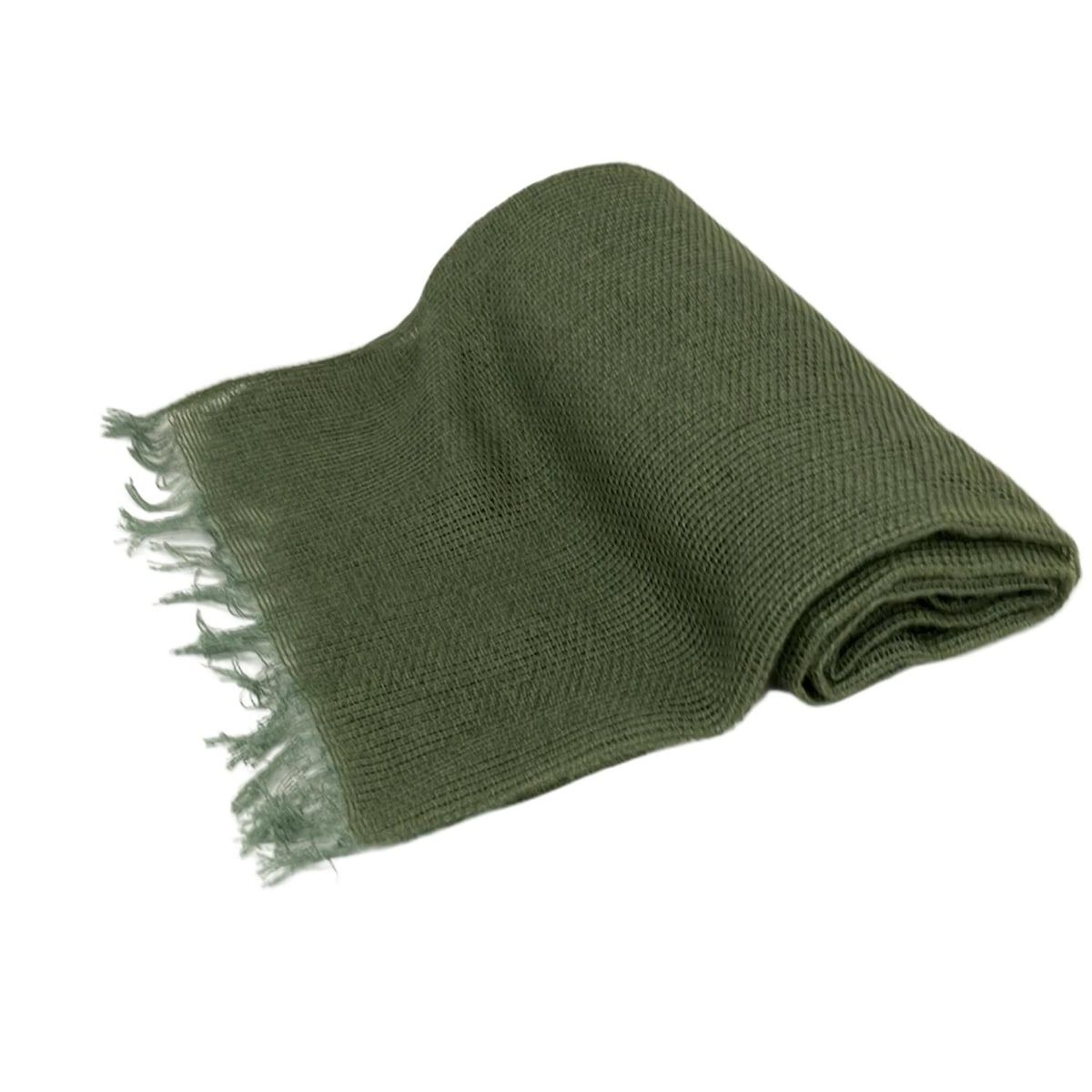 AGNONA(アニオナ) ストール(ショール) - カーキ カシミヤ、シルク  