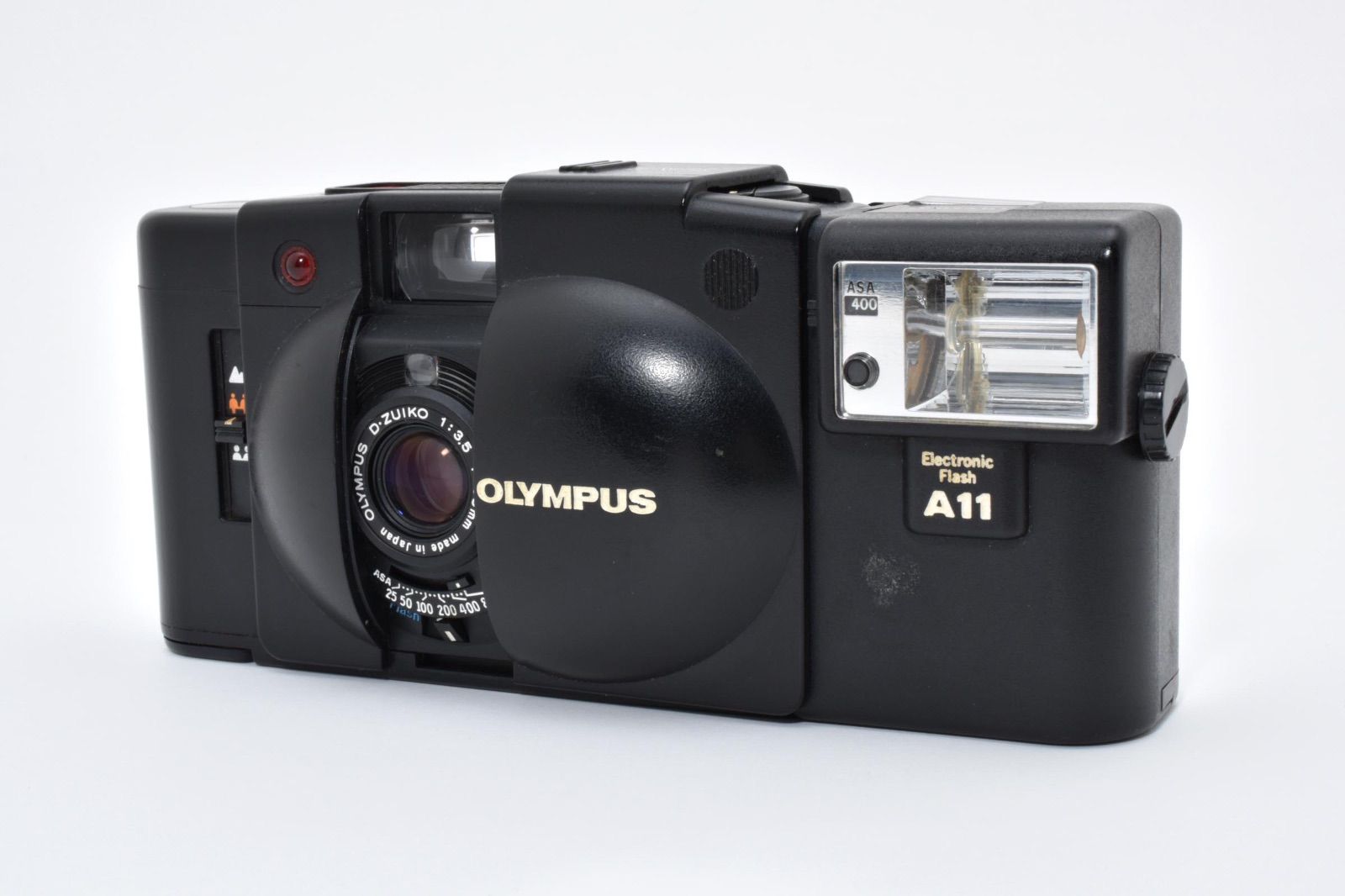 OLYMPUS オリンパス XA 2 A 11 Electric Flash D ZUIKO 35 mm F 3 5 コンパクトフィルムカメラ ＃3286