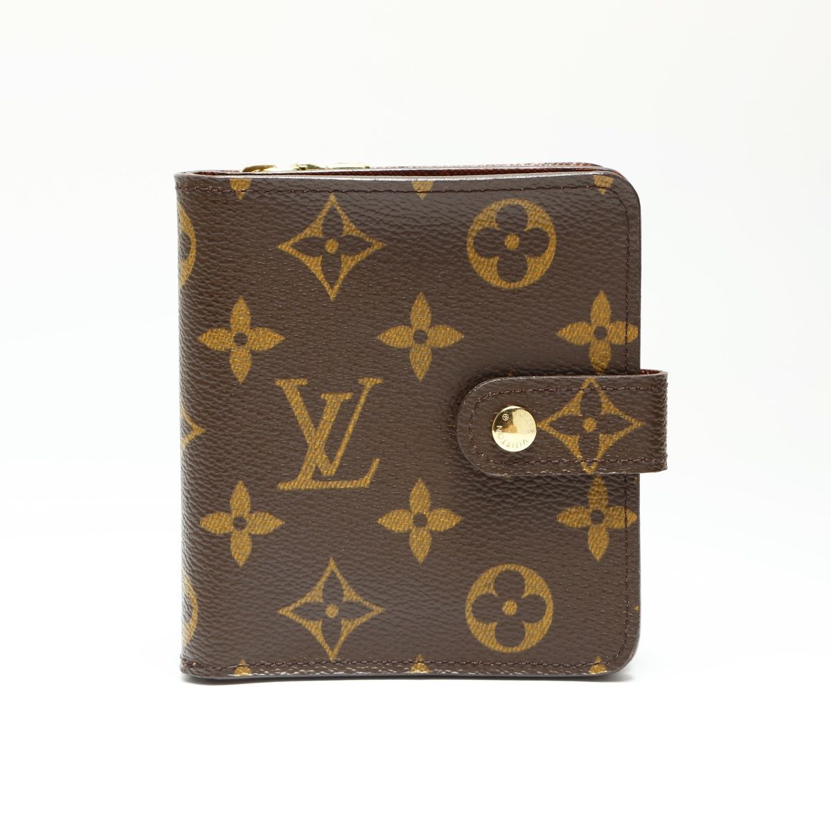 LOUIS VUITTON ルイ ヴィトン 二つ折り財布 2004年製 M61667 モノグラム コンパクトジップ