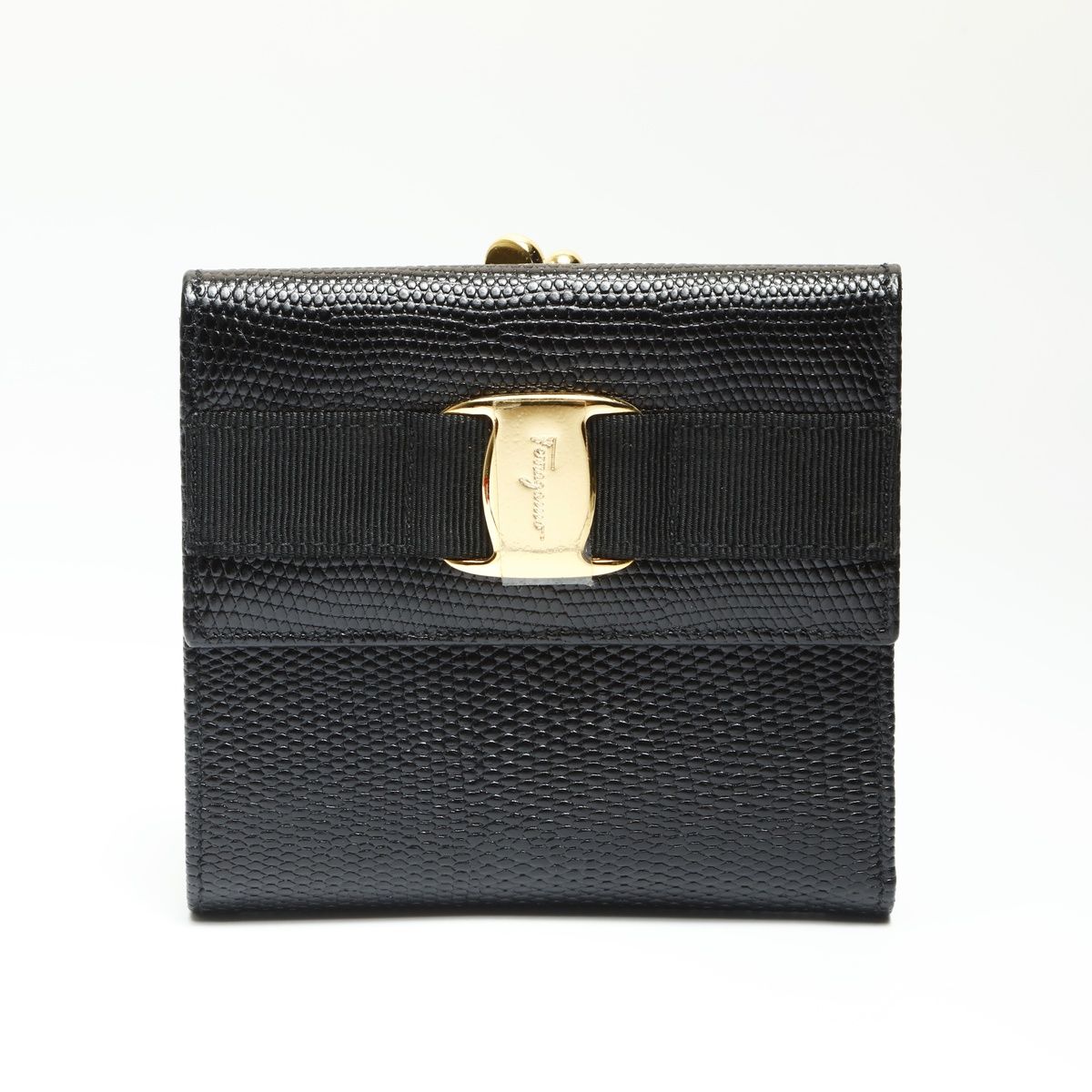 Salvatore Ferragamo サルヴァトーレフェラガモ 三つ折り財布 ヴァラ コンパクト ウォレット