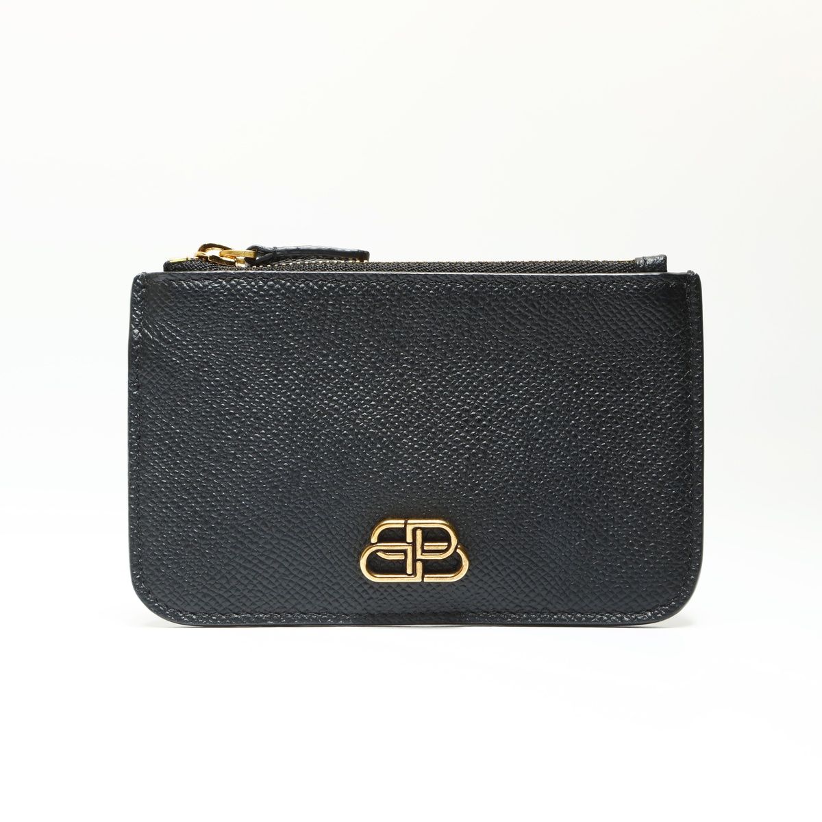 BALENCIAGA バレンシアガ コインケース BB KEY レザー キーリング付き