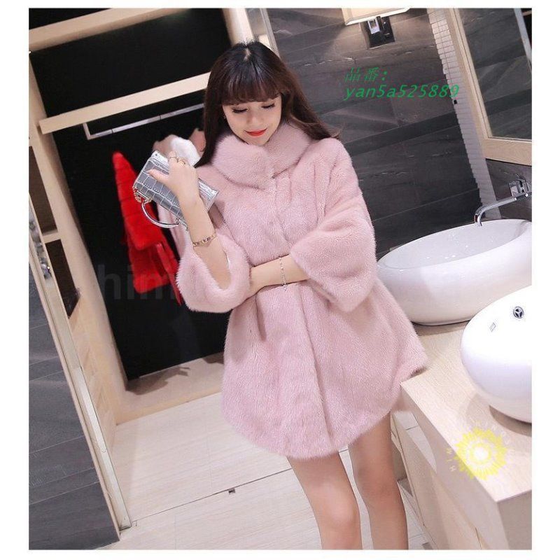 ファーコート ミンクカシミアコート レディース 冬 40代 新品 モコモコ