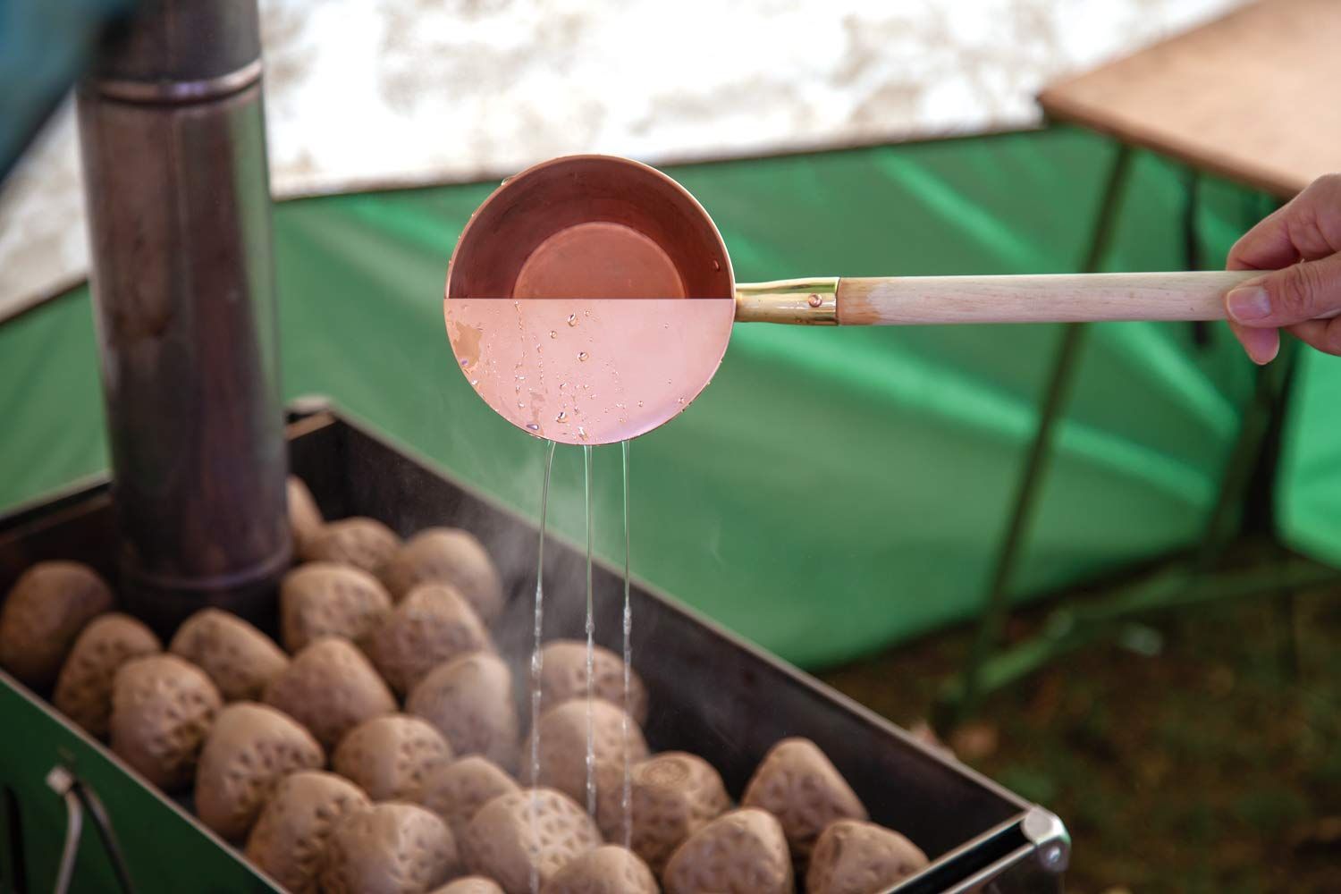 数量 ファイヤーサイド コッパーロウリュひしゃく サウナ用 FIRESIDE 20111