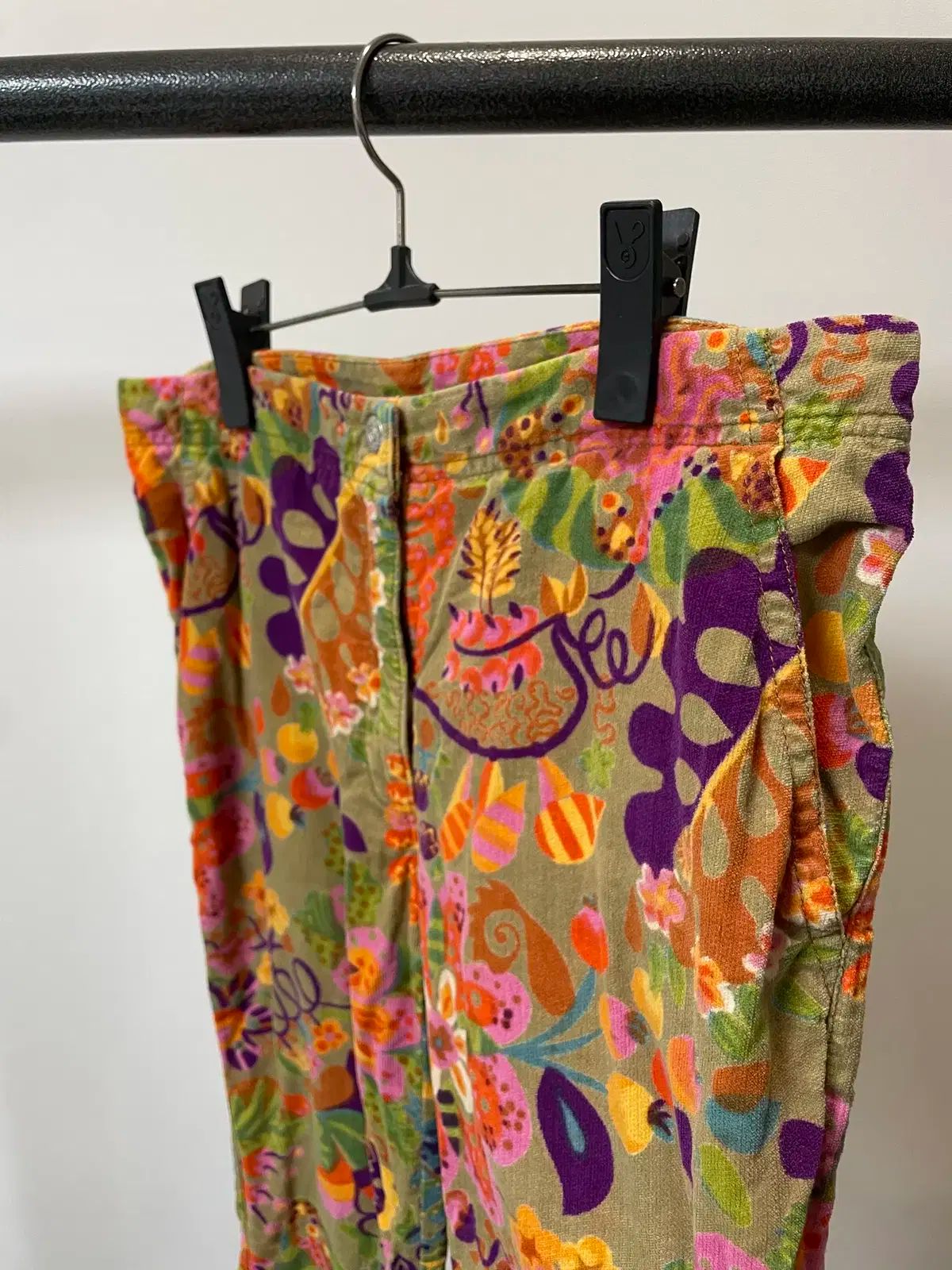 29 Oilily オイリリー ポイント パータン ブーツカット パンツ