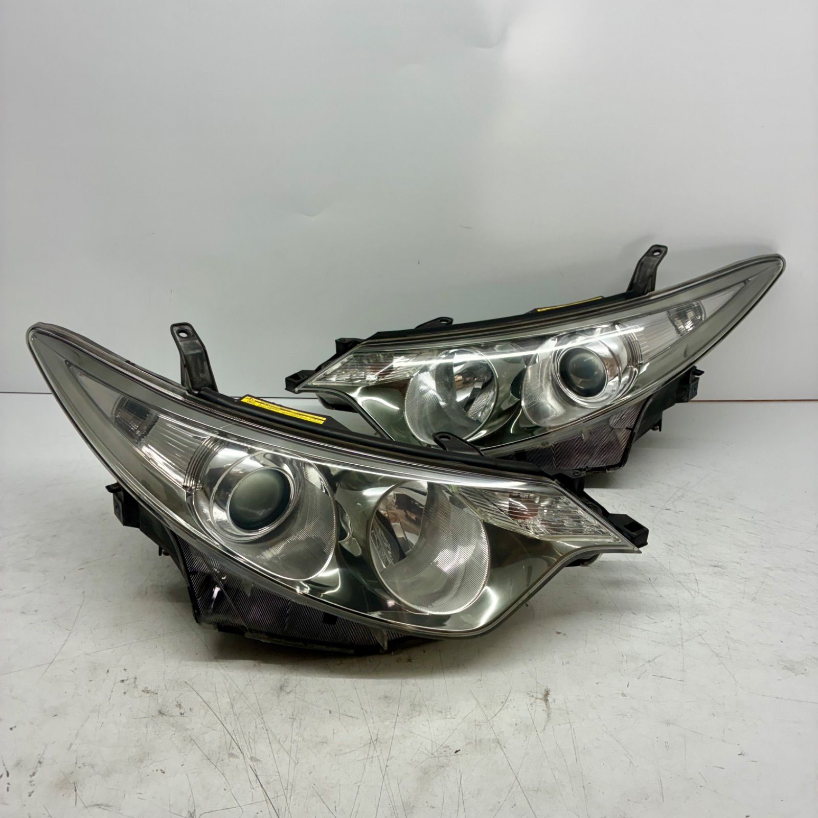 コーティング済 トヨタ ACR50 ACR55 GSR50 GSR55 50系 エスティマ 前期 ヘッドライト レンズ ランプ 左右セット LR HID koito 28-192 印字 70 P71626