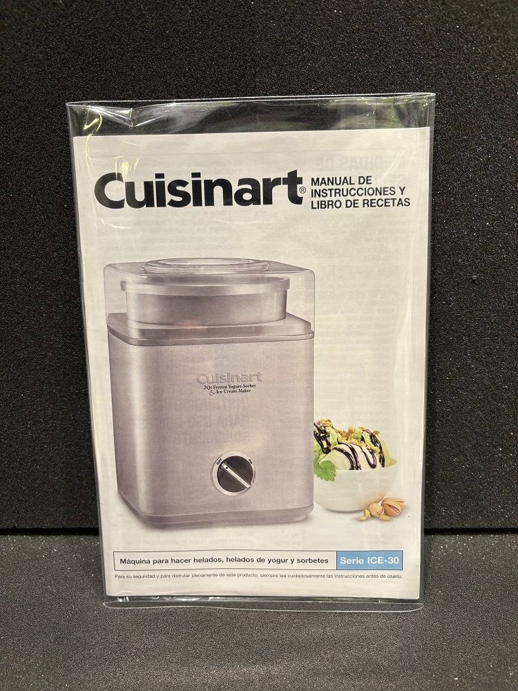 【中古美品】Cuisinart アイスクリームメーカー ICE-30BCP1 Amazon.com: Cuisinart Ice Cream Maker Machine, 2-Quart Ice Cream