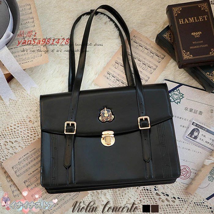 スクールバッグ 合皮 通学 女子高生 トートバッグ 防水 大容量 バッジ付き 片肩 ショルダーバッグ レディース JK制服 斜め掛け 手提げ 制服 カジュアル PU素材 yan5a981478