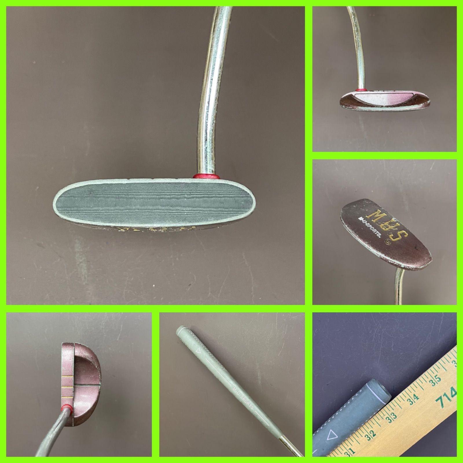 57-2910-B M U Sports 再入荷 み パター ミエコ ウエサコ 33.5インチ 構えやすくて転がり抜群