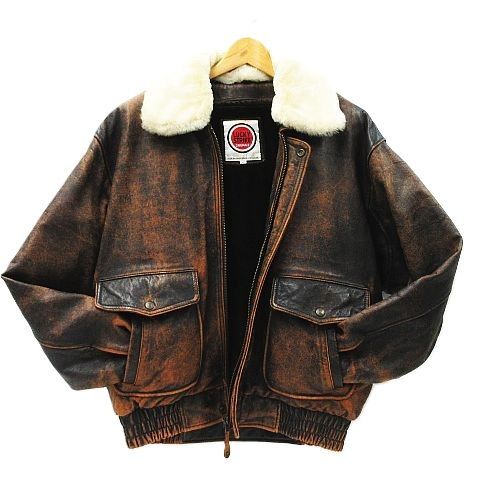 90s LUCKY STRIKE ラッキーストライク G-1 フライトジャケット ボア