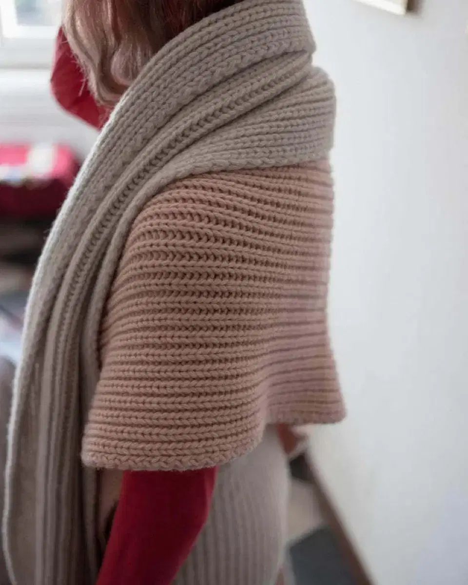 BASERANGE ベースレンジ マフラー スカーフ sur sand アイボリー