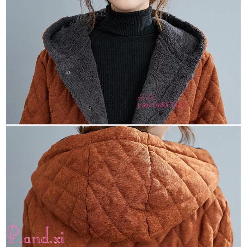 キルティングコート ロング丈