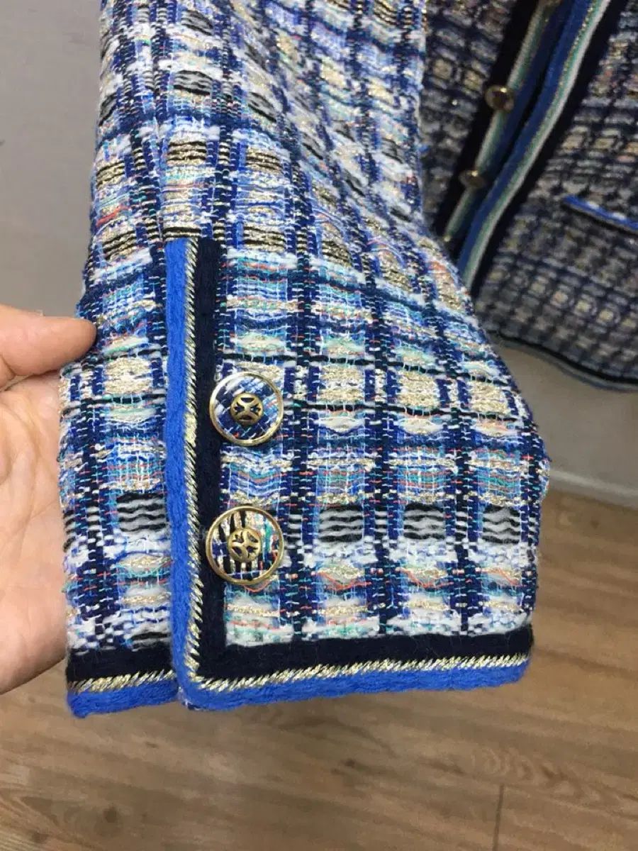 DEMVL デュエル ブルー ツイードジャケット