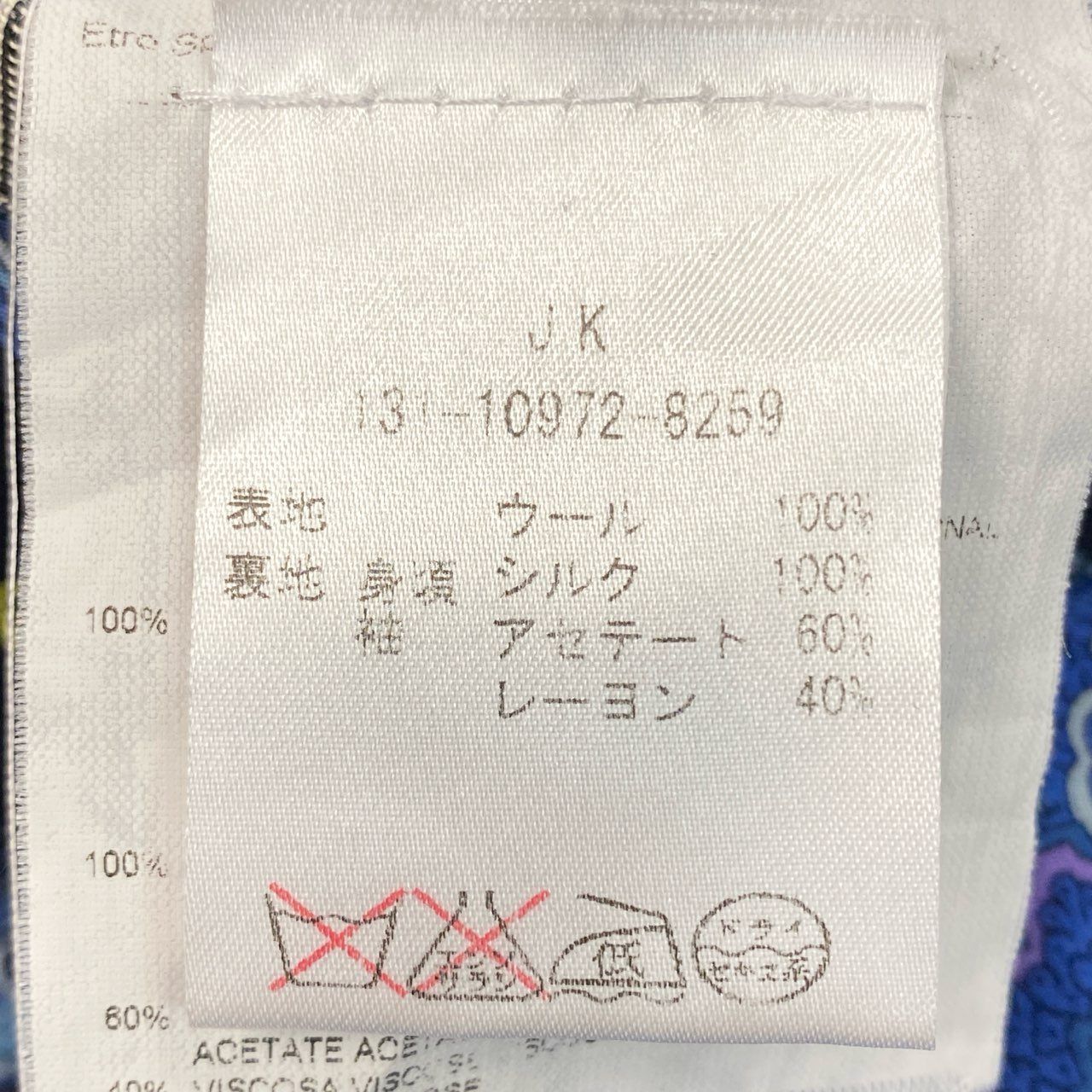 エトロ スーツセットアップ