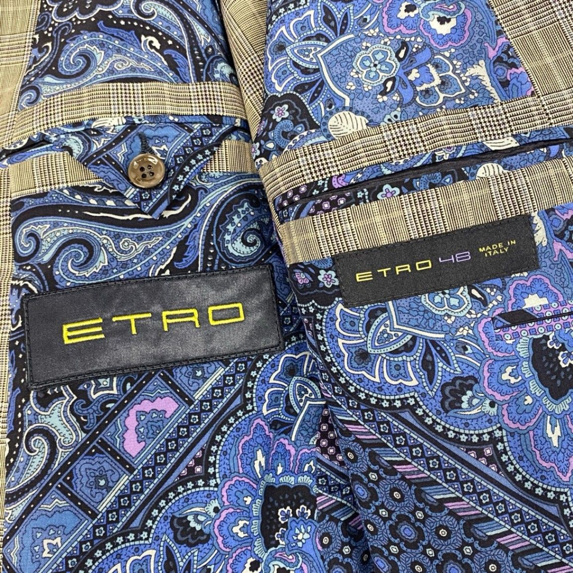 13j29 ETRO エトロ スーツセットアップ テーラードジャケット