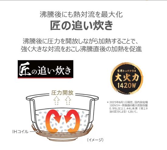 TOSHIBA 真空圧力IHジャー炊飯器
