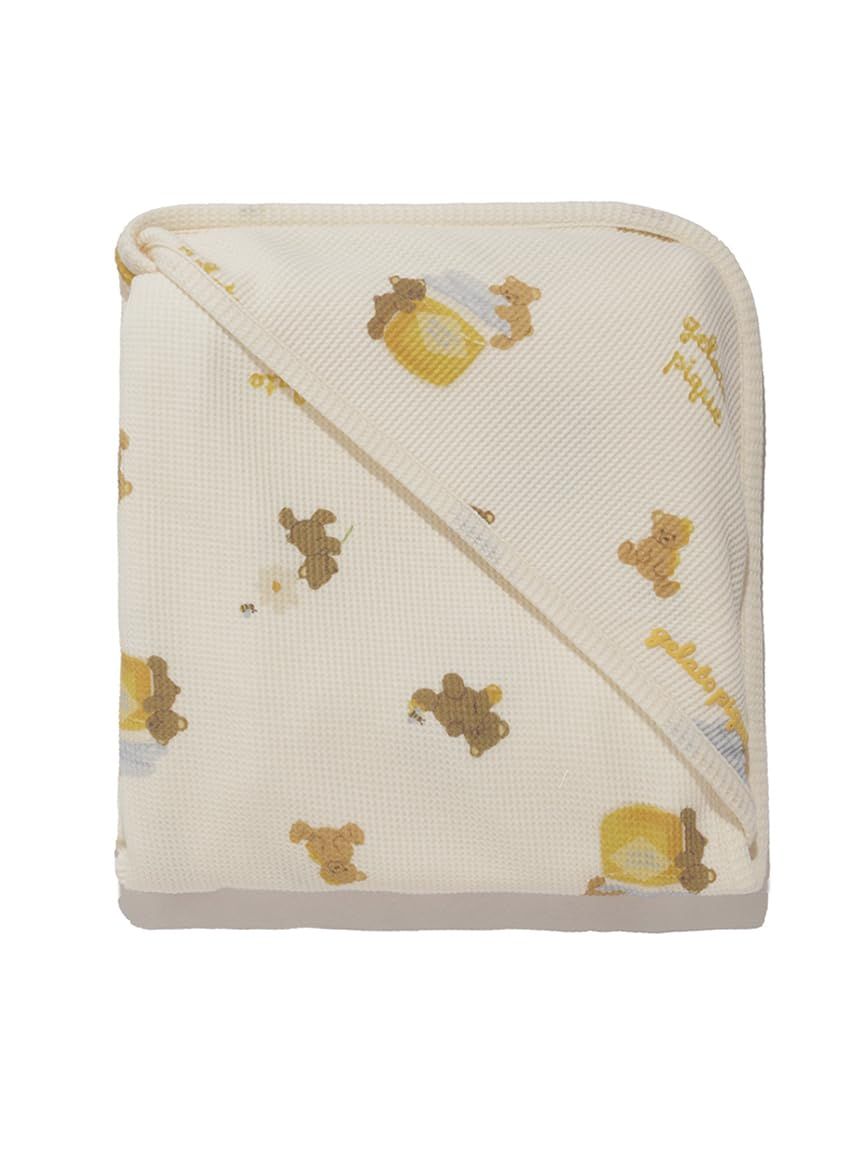 新品 [ジェラート ピケ] BABYはちみつベア柄ブランケット