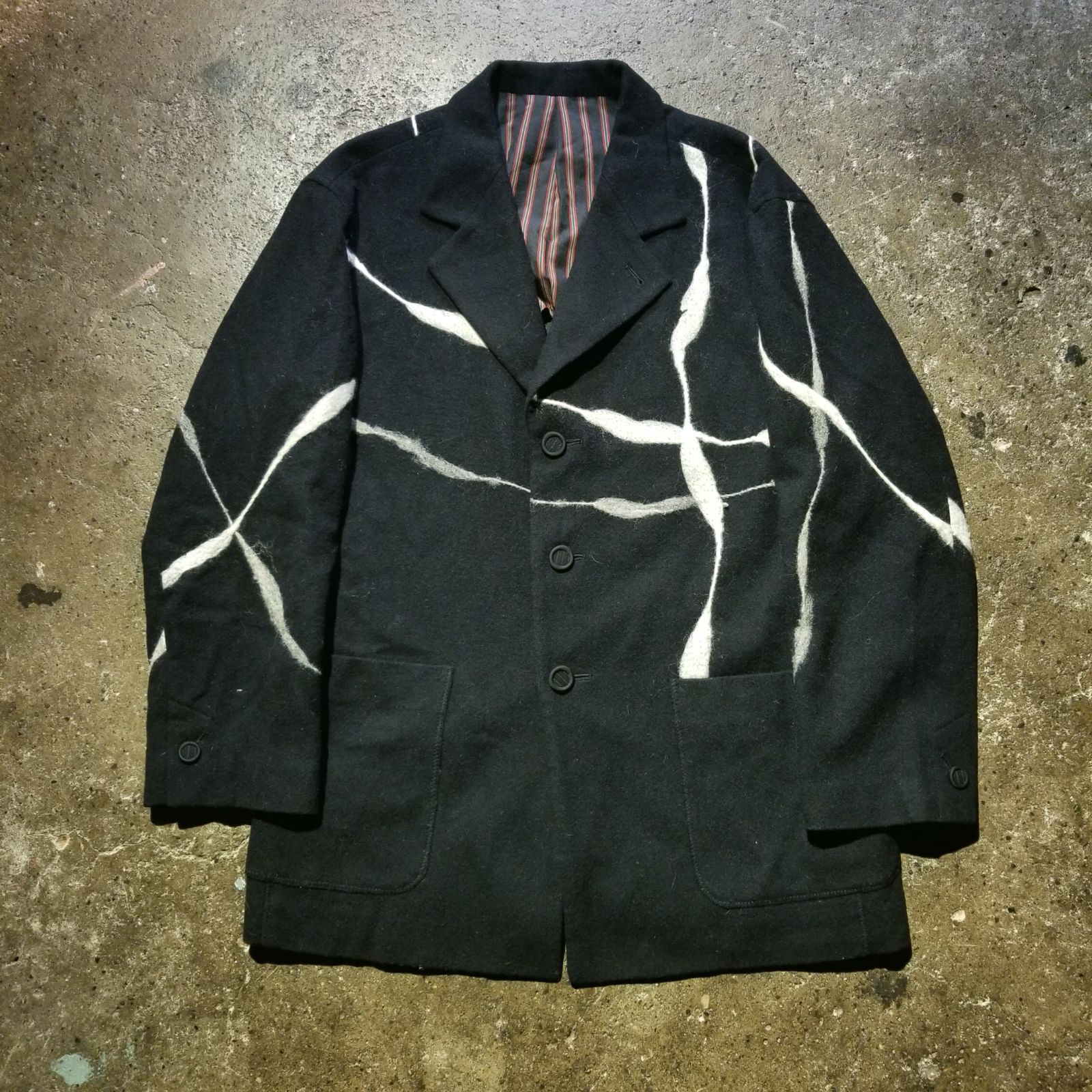 【ficce UOMO】ヨシユキ コニシ ヴィンテージ ブルゾン ドン小西 FICCE UOMO YOSHIYUKI KONISHI 90s old archive wool knit sweater