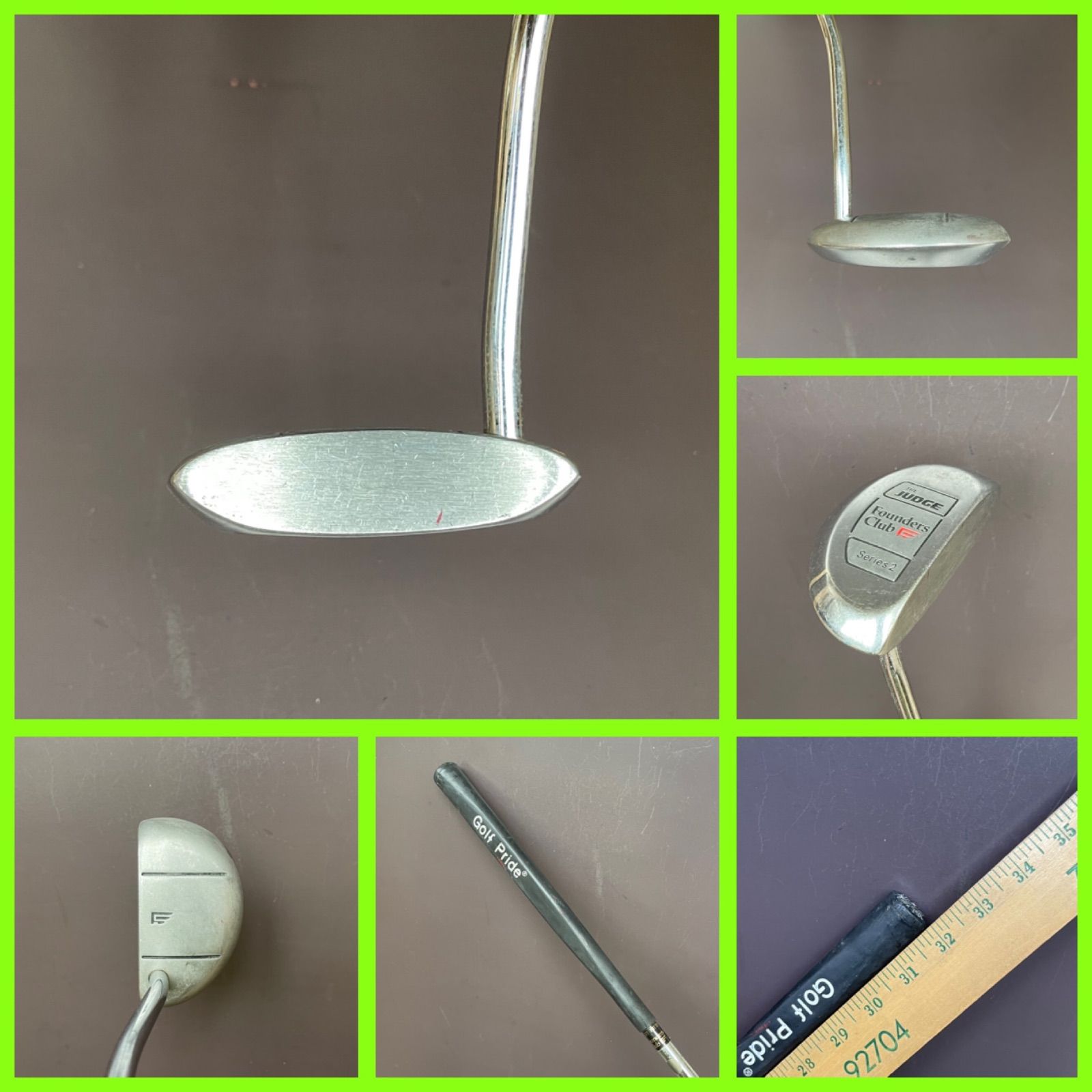 57-2910-D 名器 Founders Club 再入荷 み パター JUDGE Series 2 32インチ 構えやすくて転がり抜群