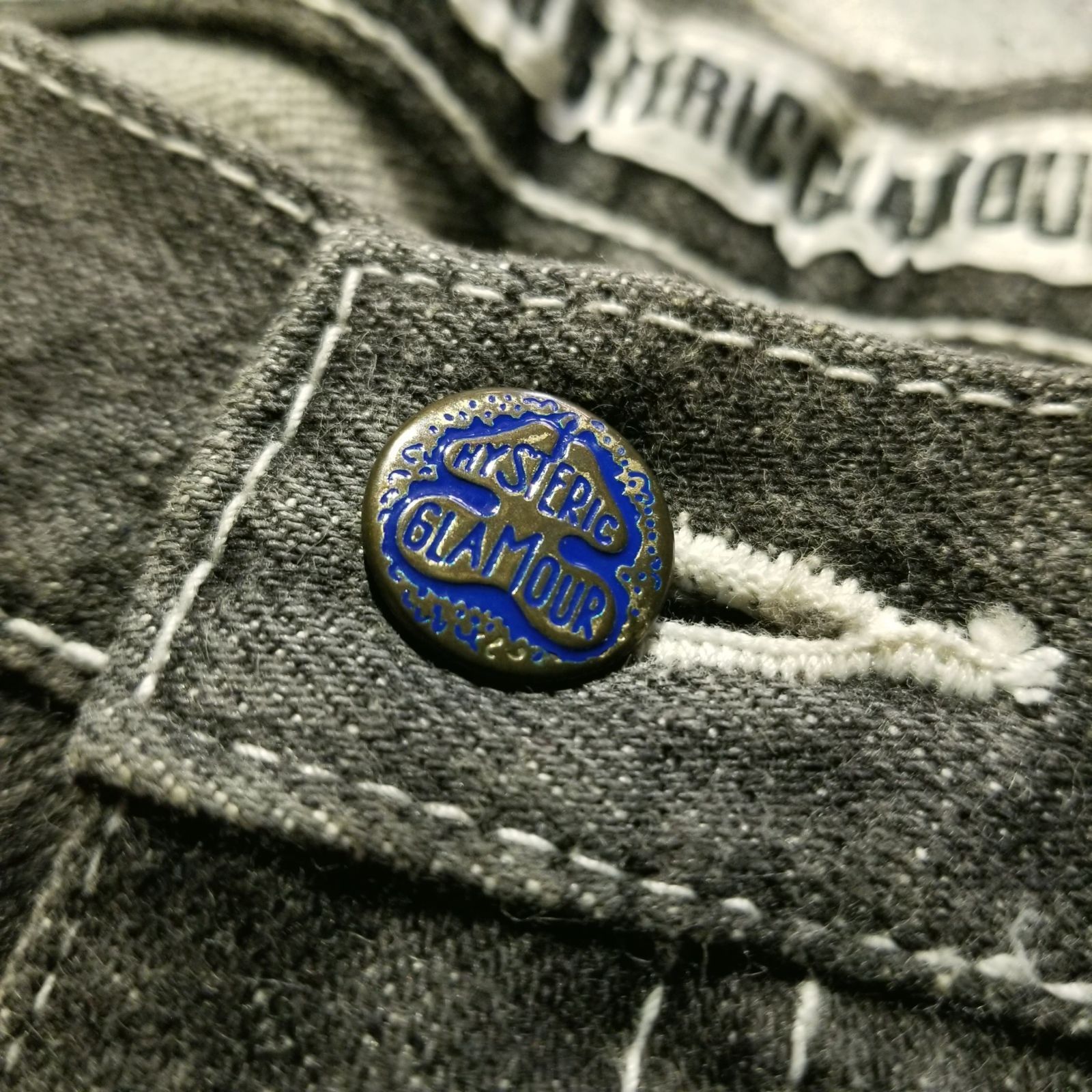 HYSTERIC GLAMOUR 80s 90s ハギパンツ デニム FREE ヒステリック
