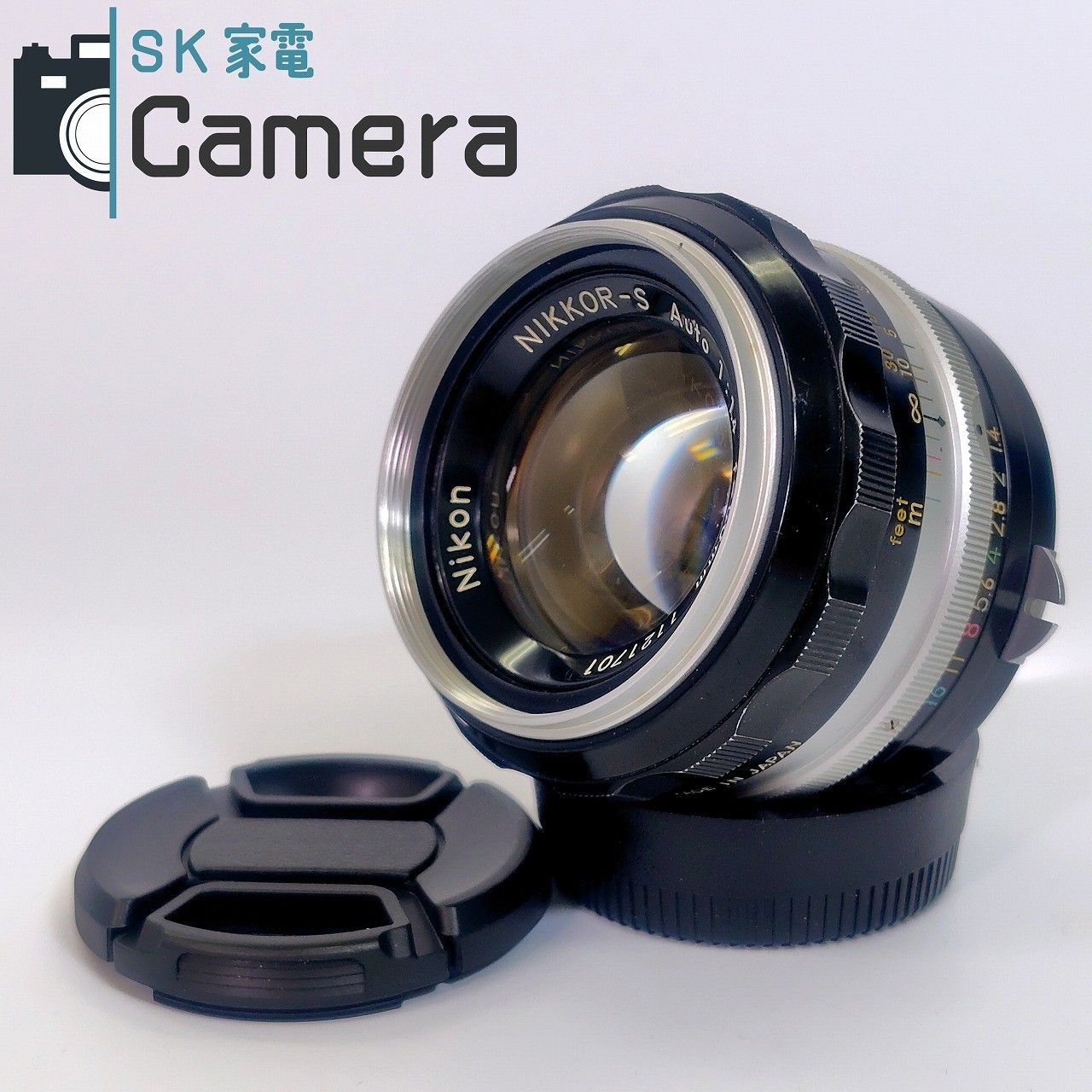 中古】 Nikon NIKKOR-S Auto 50mm F1.4 非Ai ニコン レンズ キャップ