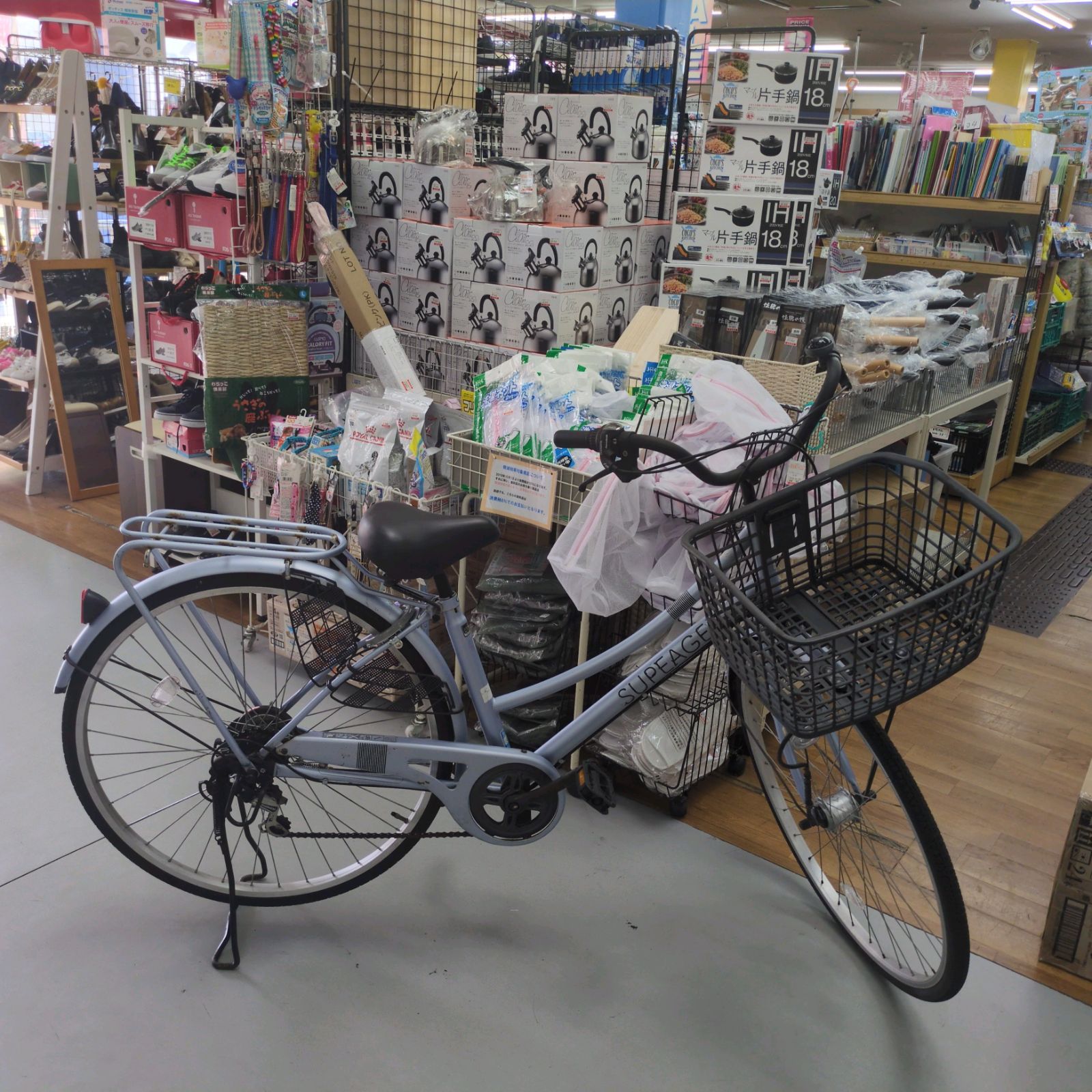 J307 サビキズ使用感 普通自転車 SUPEAGER 6段 LEDオート 27インチ