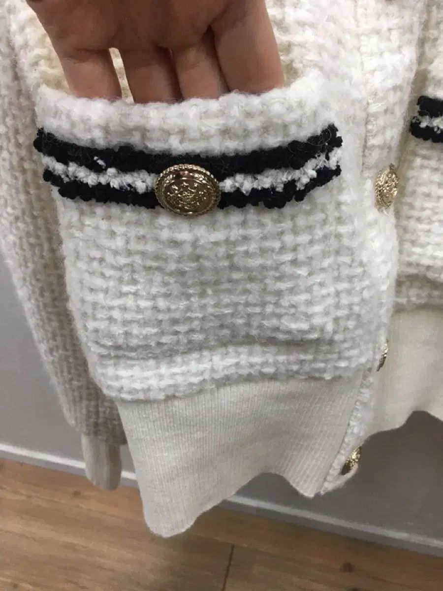 クロップド ウールツイードジャケット