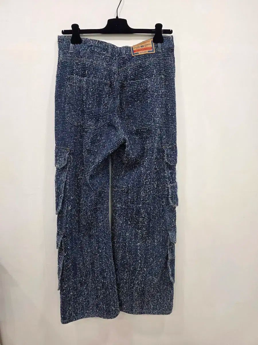 DIESEL ブルー ツイード カーゴ パンツ w26