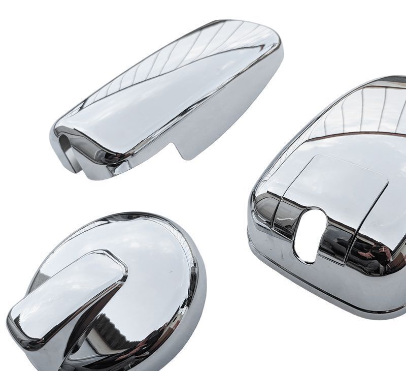 23エルフ7代目エルフエルフEVハイキャブワイド用R5.3～エルフメッキミラーカバーセット３点セット アンダーミラー170φ