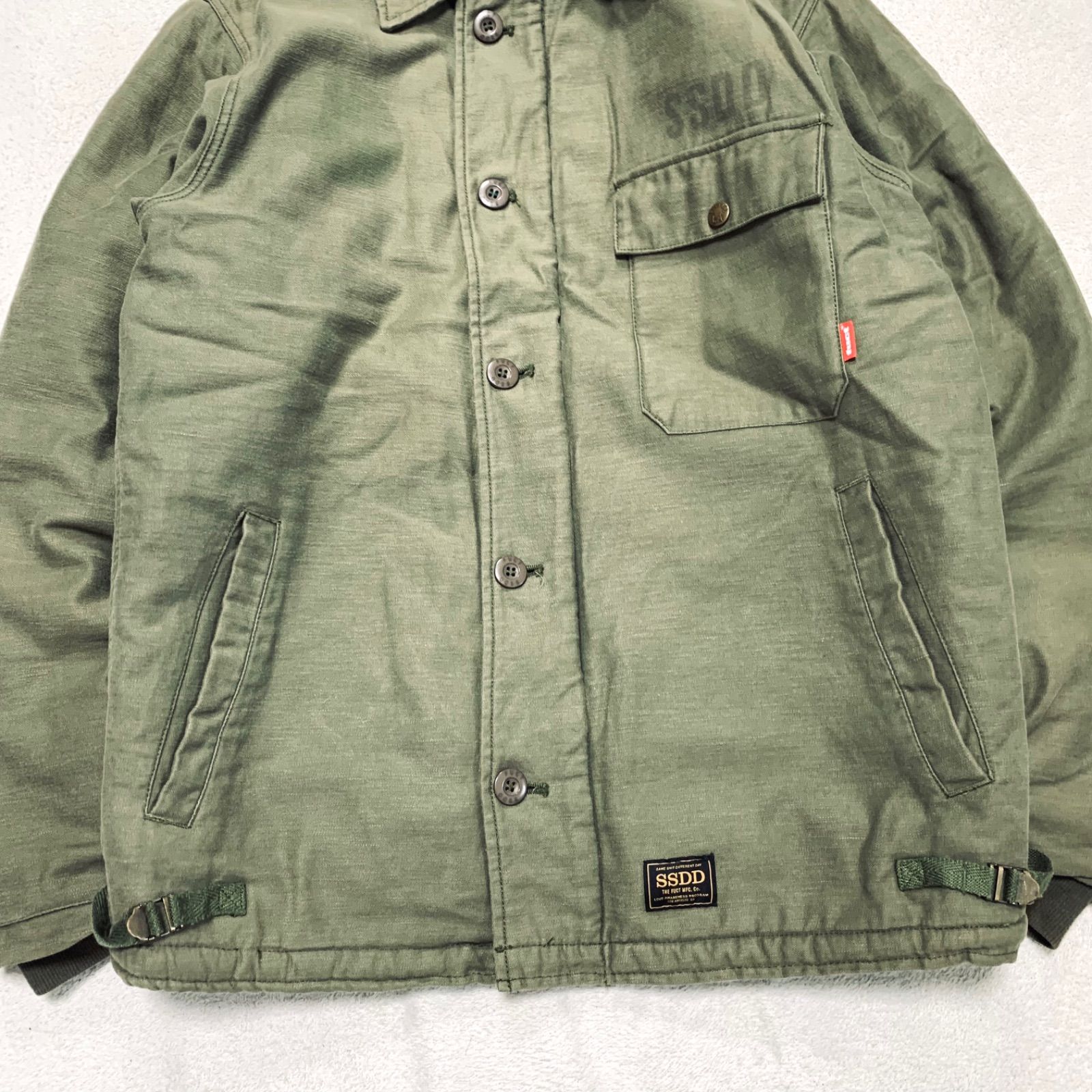 FUCT SSDD A-2 DECK JACKET デッキジャケット ミリタリージャケット