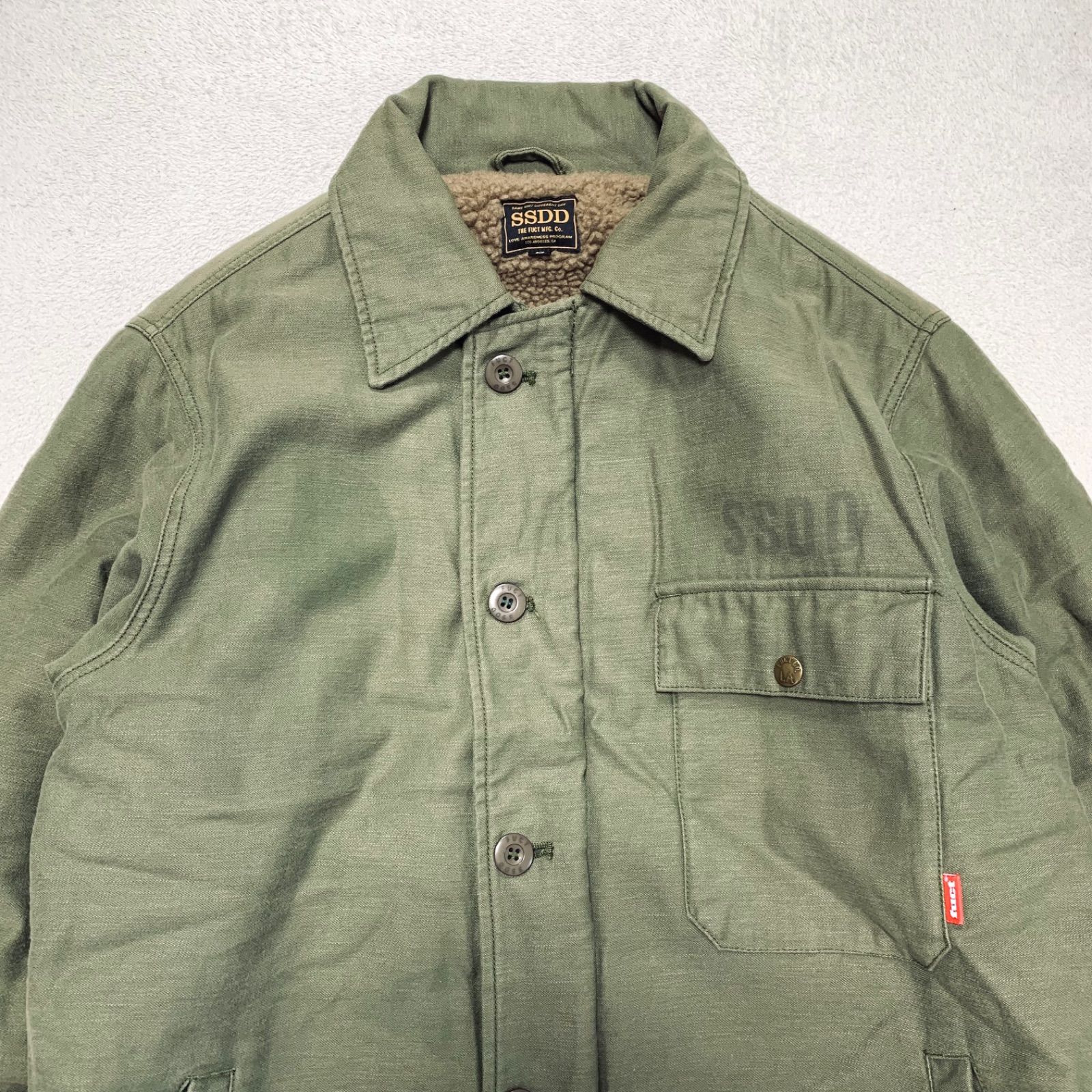 FUCT SSDD A-2 DECK JACKET デッキジャケット ミリタリージャケット