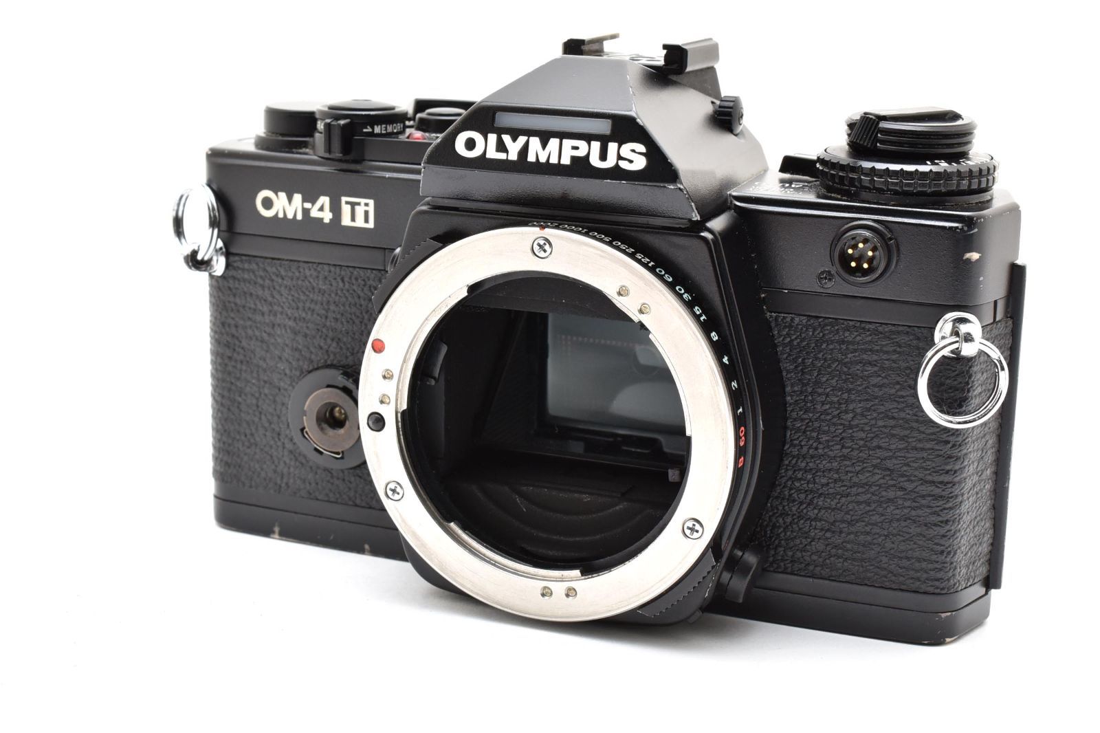 完動品 オリンパス OLYMPUS OM-4 Ti ブラック ボディ OB3321 225
