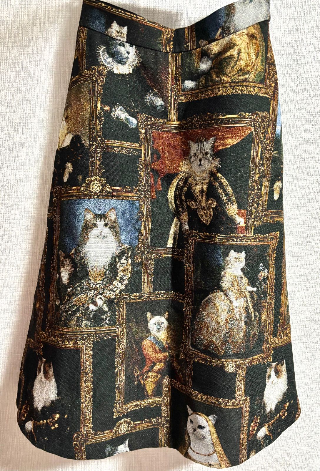 -ellecy アンドエルシー 猫貴族 ゴブラン フ スカート