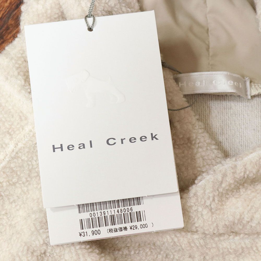 秋冬/Heal Creek/48(M)サイズ/ボアパーカー 001-39111 日本製 ウール