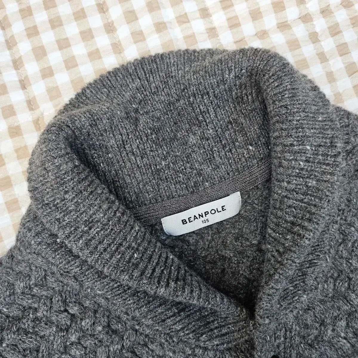 ビーンポール ショール ウール ベスト メンズ100