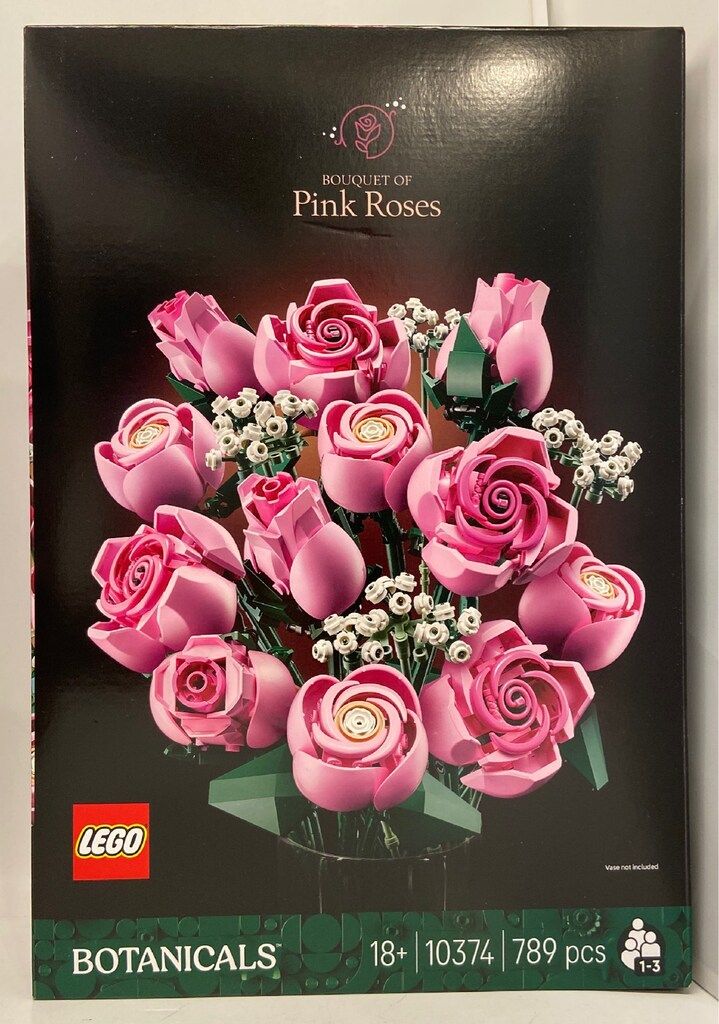 LEGO BOTANICALS BOUQUET OF PINK ROSES 10374