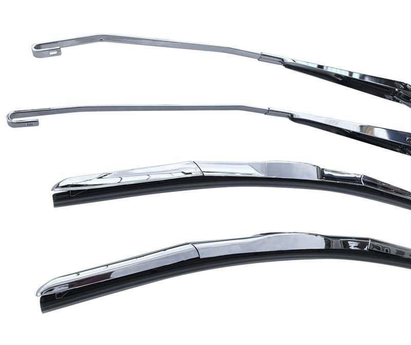 いすゞ2t 07エルフ ハイキャブ H19.1〜R5.2メッキワイパーアーム＆ブレードセット FFCRYSTALESIA_COM