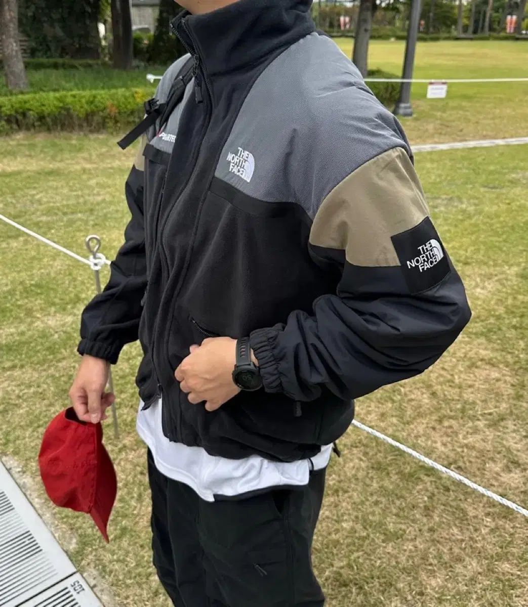 THE NORTH FACE ザノースフェイス 白 ラベル フリースジャケット