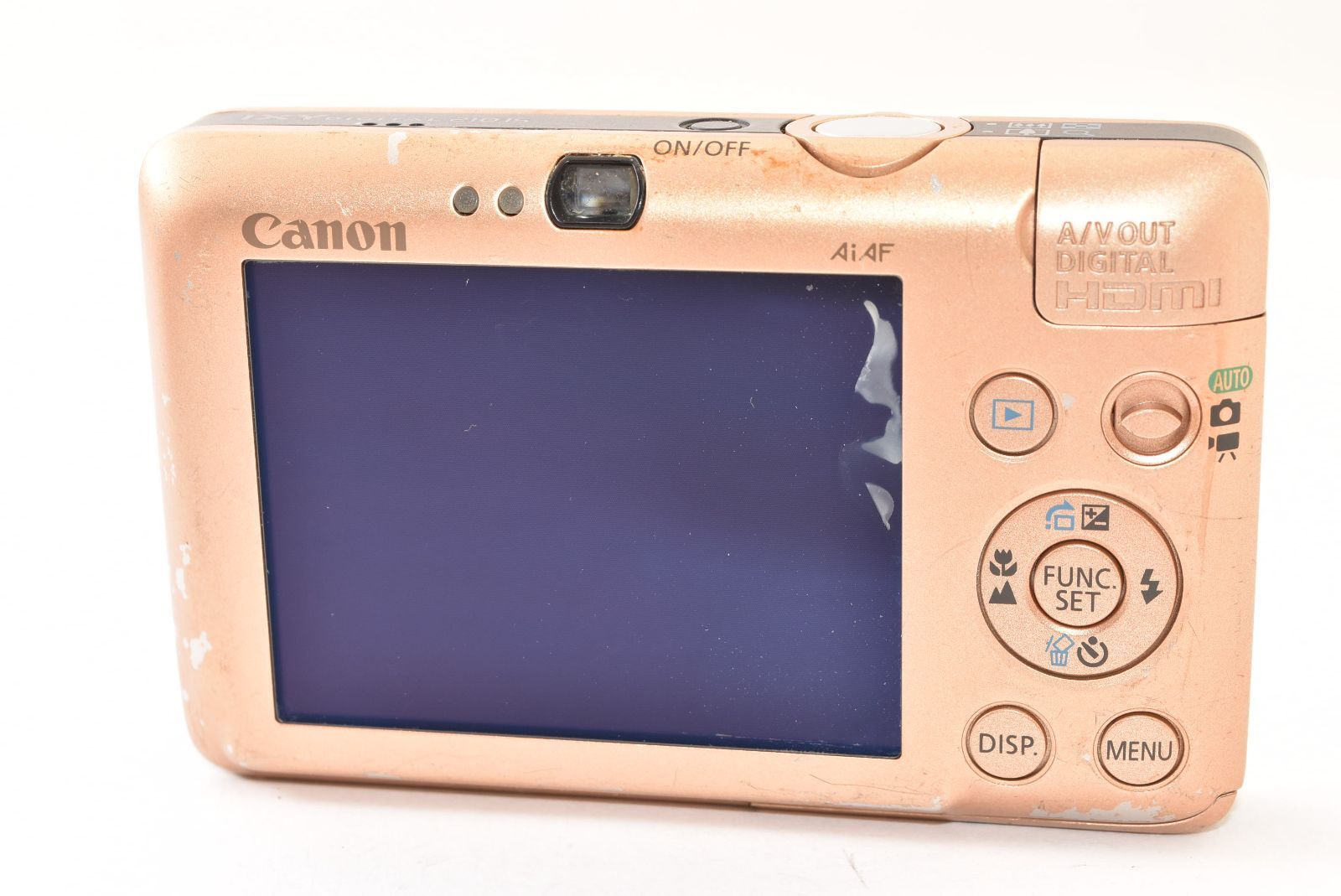 ゴールド コンパクトデジタルカメラ