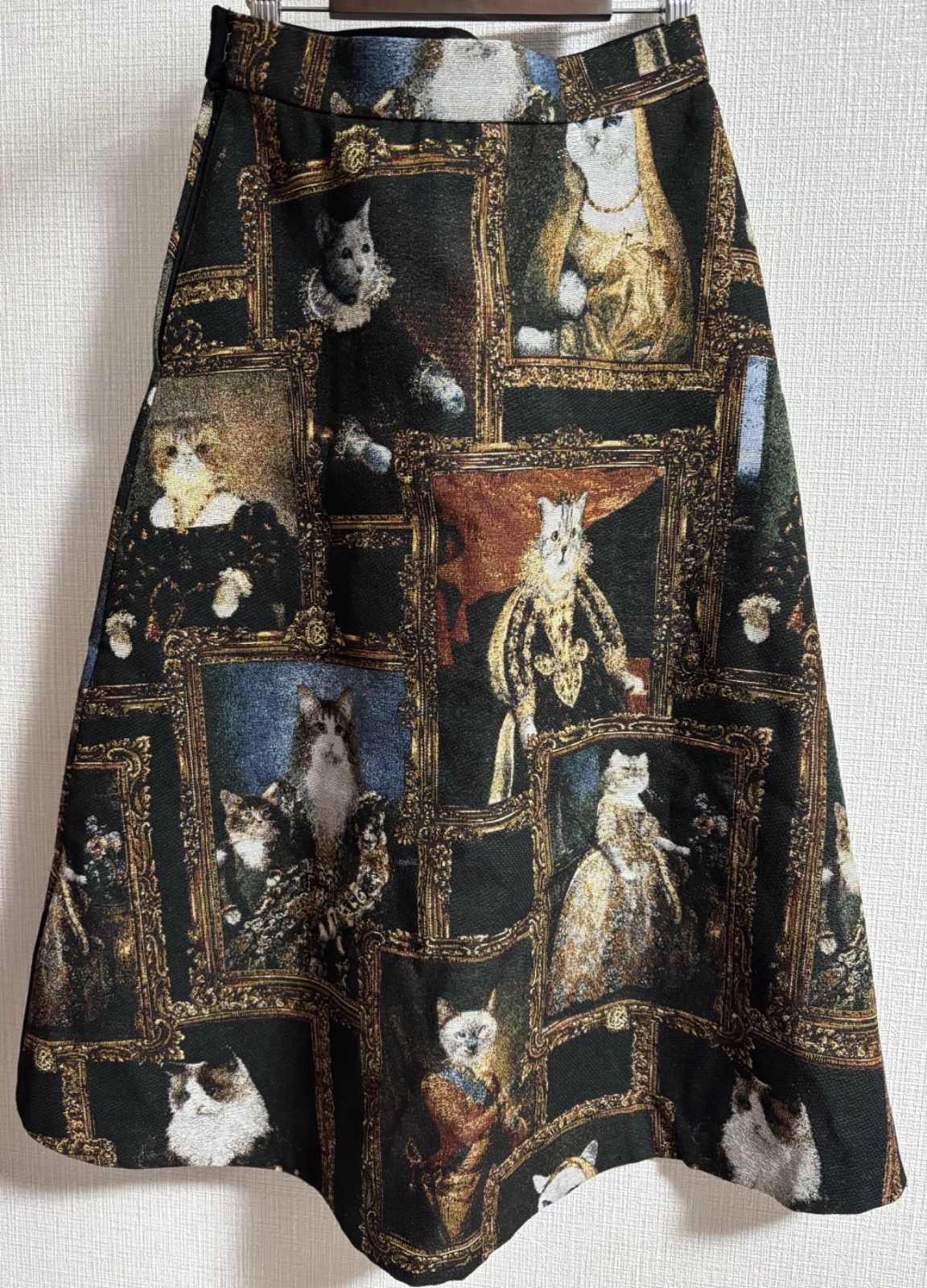 -ellecy アンドエルシー 猫貴族 ゴブラン フ スカート