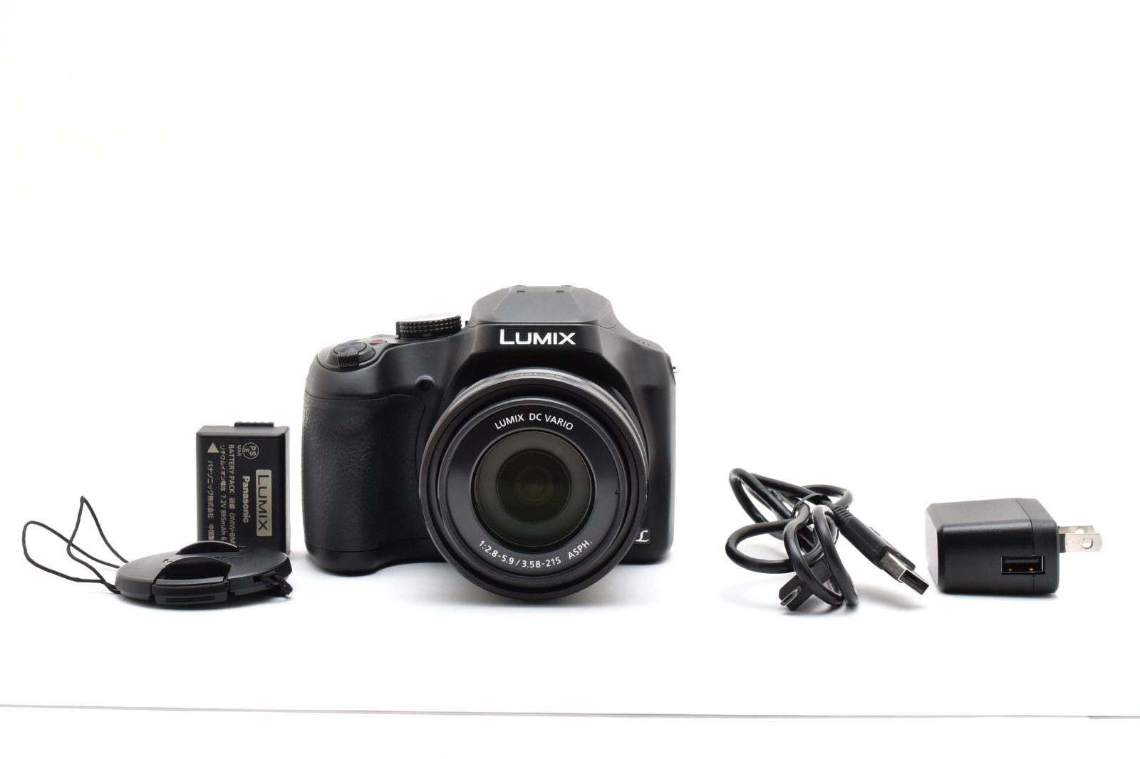 上品 パナソニック PANASONIC LUMIX DC-FZ85 ブラック コンパクトデジタルカメラ OB3324 248