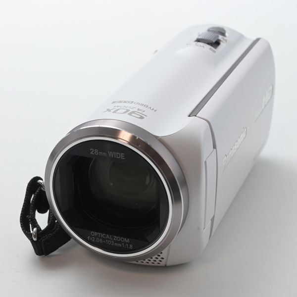パナソニック Panasonic HC-V480MS-W HDビデオカメラ ホワイト