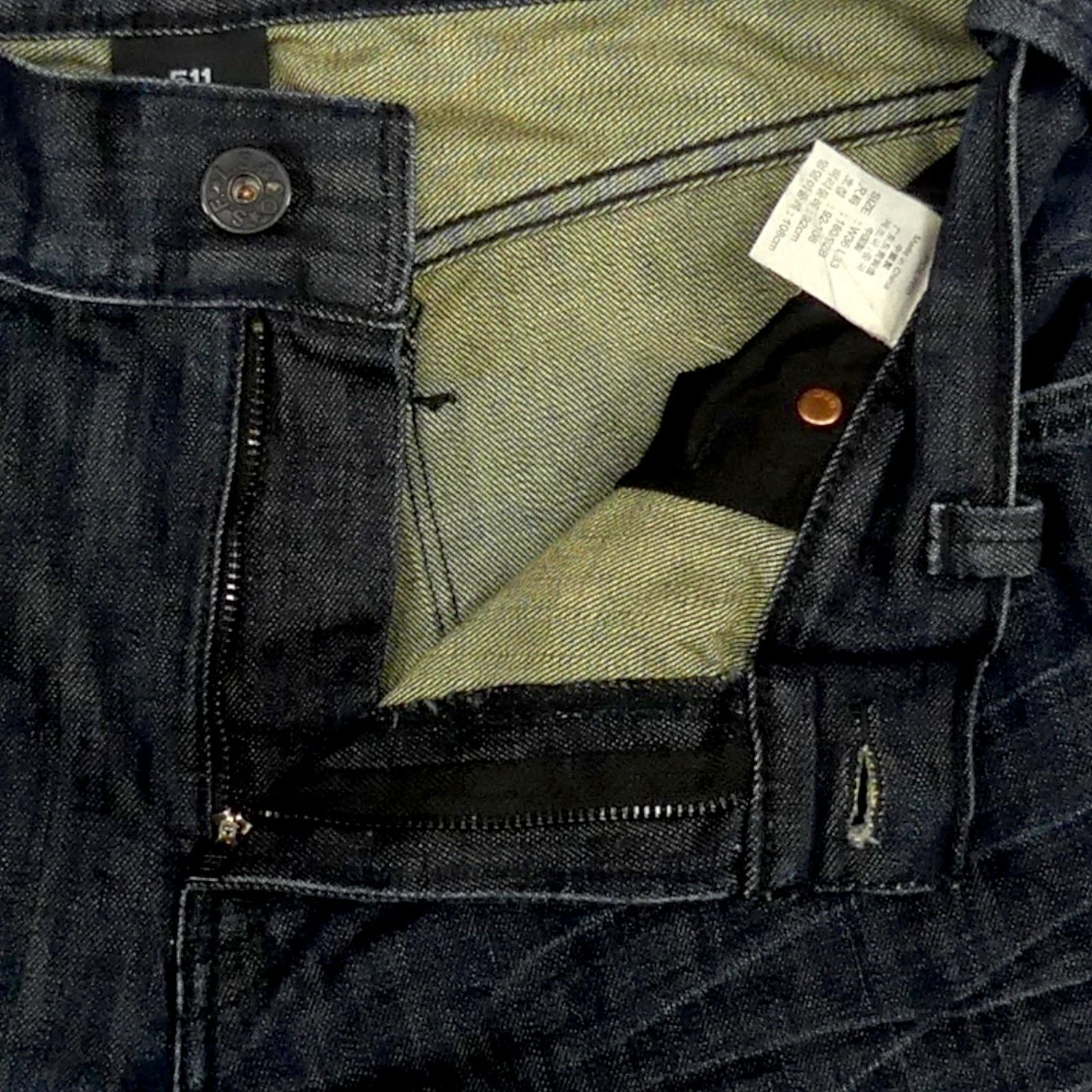 リーバイス511 W36 ジーンズ ジーパン デニム 古着 メンズ 36×33 