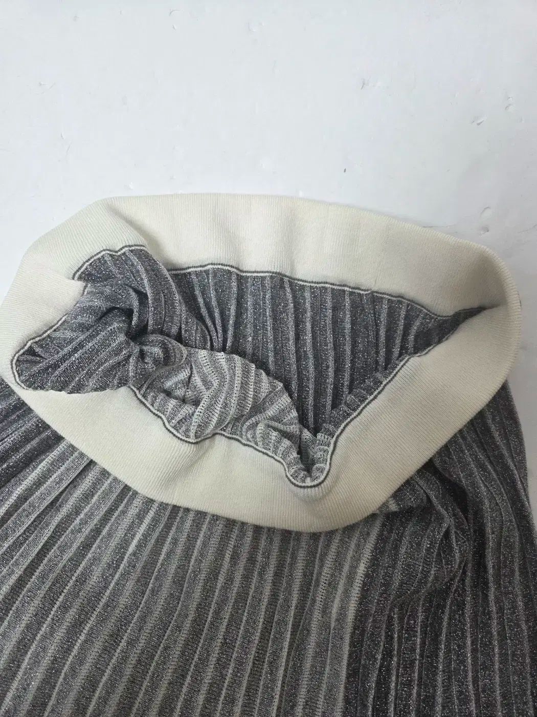 タイム グリッター ロング丈スカート グレー F GULLKHAN_COM