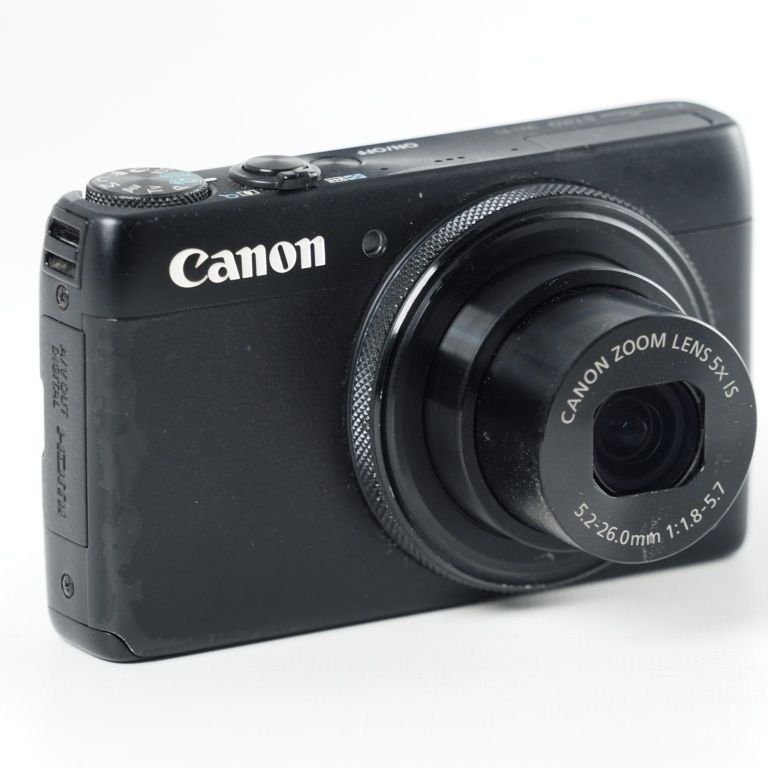  Canon キヤノン デジタルカメラ PowerShot S 120 ブラック F値1 8 広角24 mm 光学5倍ズーム PSS BK 13798 コンパクトデジタルカメラ デジタルカメラ