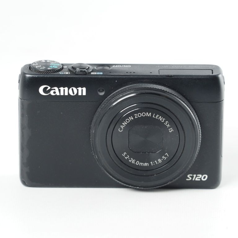 Canon キヤノン デジタルカメラ PowerShot S120 ブラック F値1.8 広角24mm 光学5倍ズーム PSS120 BK 13798