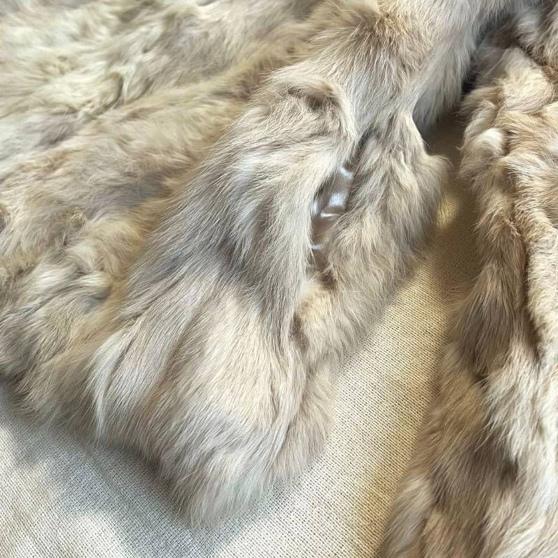 00s archive オンワード樫山製 MULTI MIX リアルファー ラビットファー