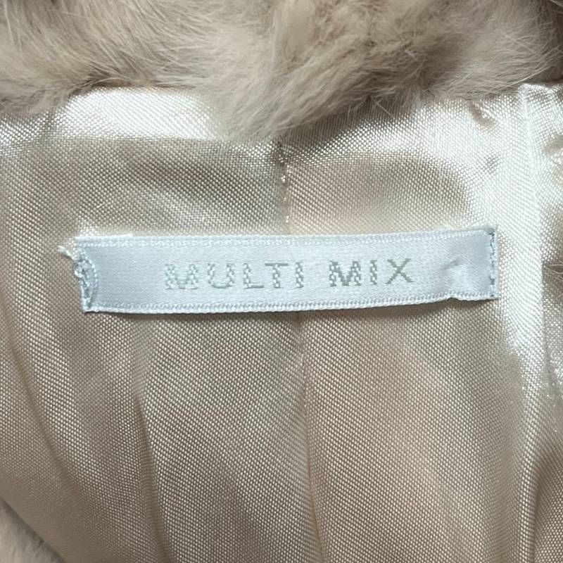 ～00s archive オンワード樫山製ラビットファーフックボタン留めy2k 00s archive オンワード樫山製 MULTI MIX リアルファー ラビットファー