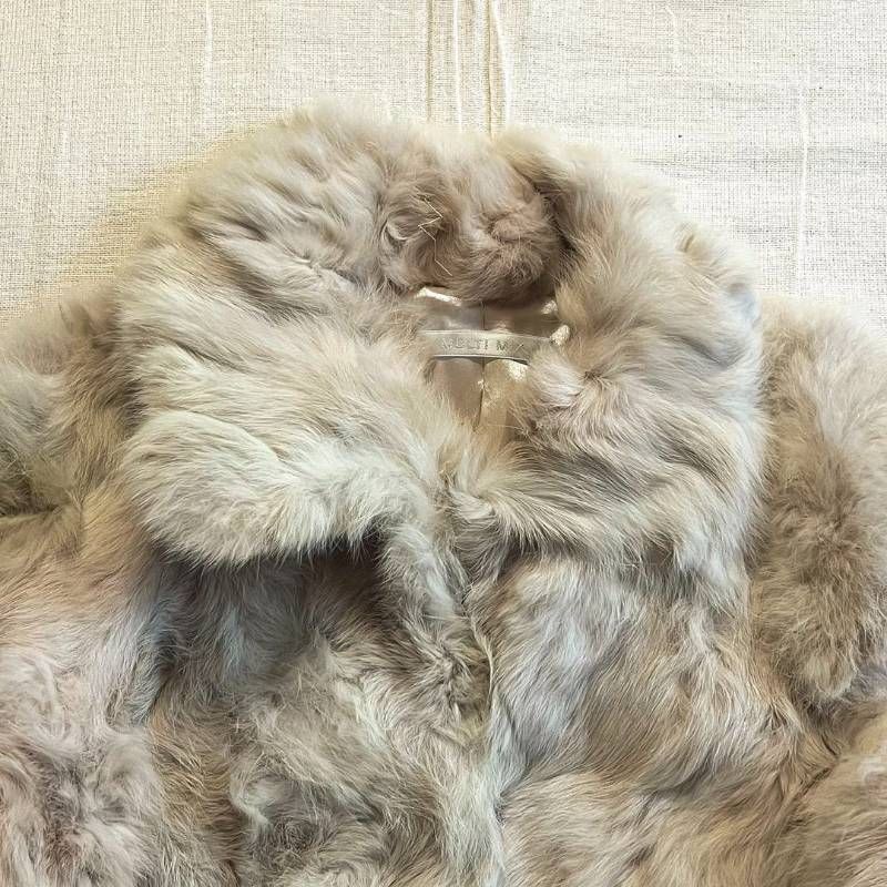 00s archive オンワード樫山製 MULTI MIX リアルファー ラビットファー