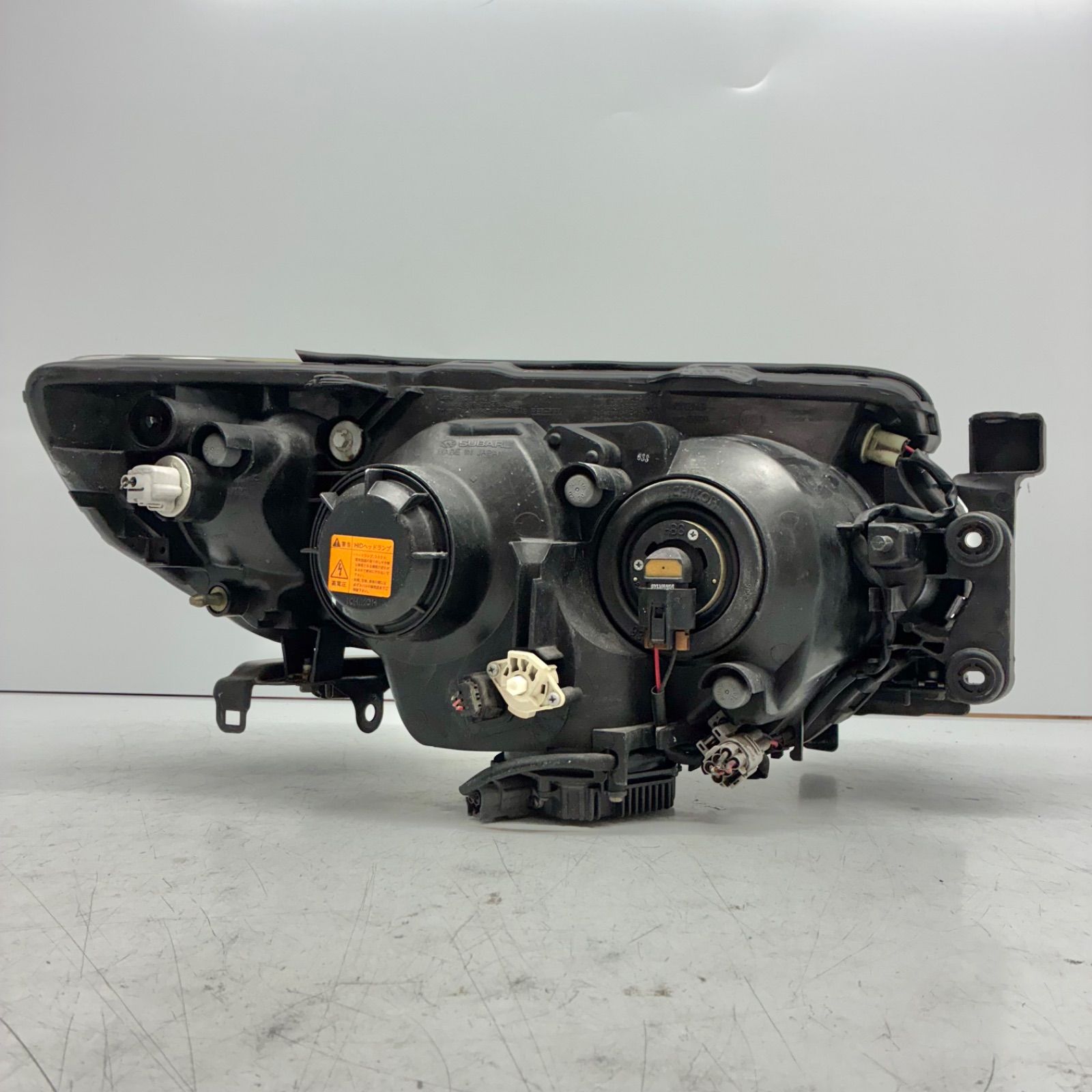 破損無 コーティング済 スバル SG5 フォレスター 純正 ヘッドライト ランプ レンズ 左側 助手席側 L HID キセノン 6V ICHIKOH 1761 P71627 FFCRYSTALESIA_COM