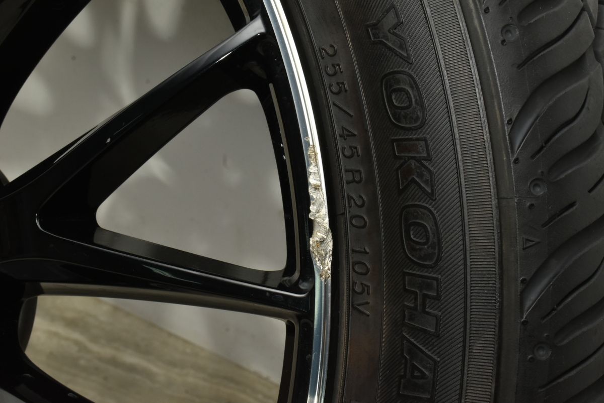 RAYS ホムラ 2×9 20in 8.5J 38 PCD114.3 ヨコハマ 255|45R20 1本 アリア エクストレイル CX-60 アルファード ヴェルファイア レイズ FFCRYSTALESIA_COM